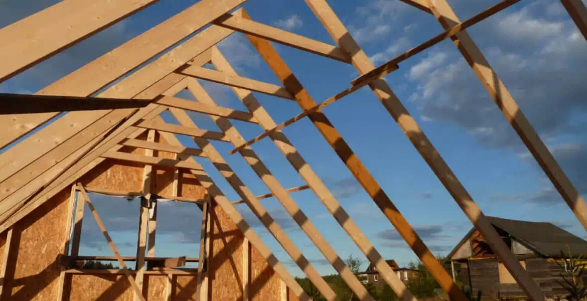 szkielet drewniany dachu
